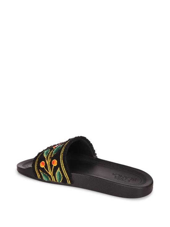 26SS 카사블랑카 뮬/슬리퍼 ASS26FW058 02M Black - CASABLANCA