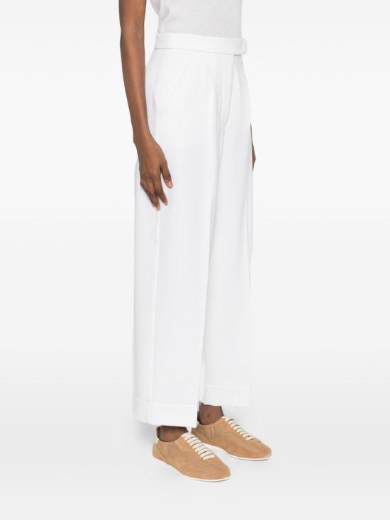 26SS 막스마라 스트레이트 팬츠 2611131111600 435001 White - MAX MARA