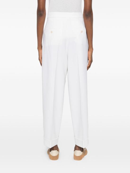 26SS 막스마라 스트레이트 팬츠 2611131111600 435001 White - MAX MARA