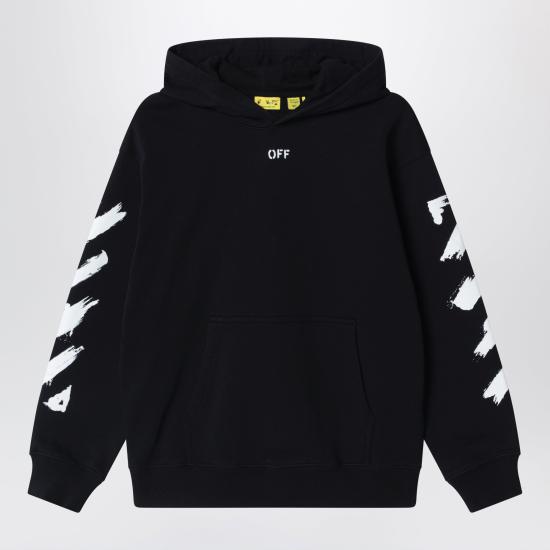 26SS [키즈] 오프화이트 티셔츠 OBBB001S26FLE005 Black