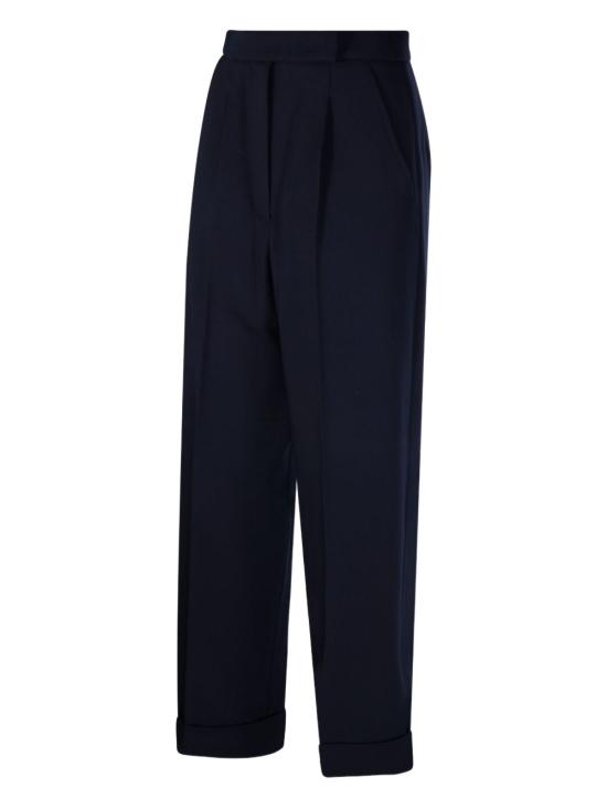 26SS 막스마라 스트레이트 팬츠 2611131111600 435002 Blue - MAX MARA