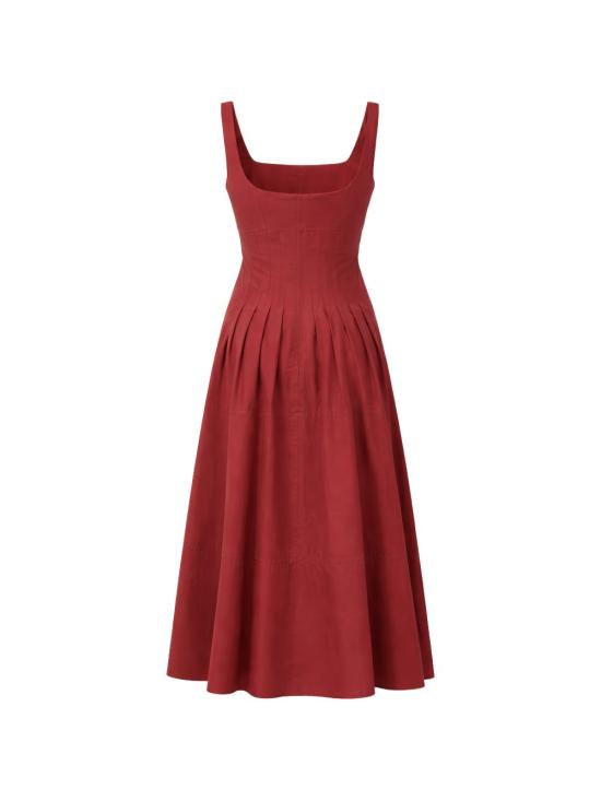 26SS 막스마라 스튜디오 미디 원피스 2616221022600 155074 Red - MAX MARA STUDIO