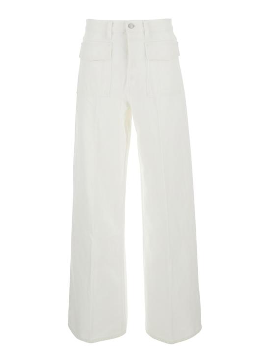 26SS 프레임 데님 팬츠 2047728WHT White