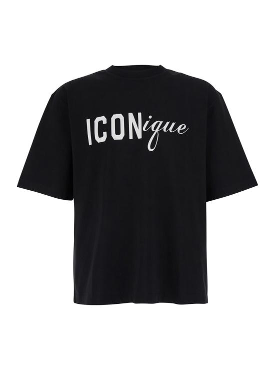 26SS 디스퀘어드2 반팔 티셔츠 S78GD0121D20033900 Black