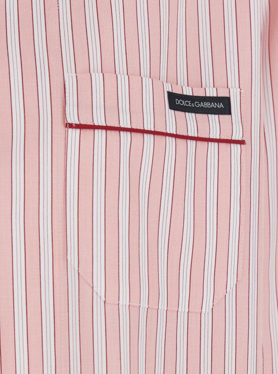 26SS 돌체앤가바나 스트라이프 포플린 셔츠 F5U28TFR517S8051 Pink - DOLCE & GABBANA