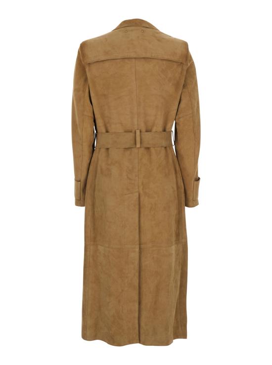 26SS 골든구스 트렌치 코트 GWP02565P00230315155 Brown - GOLDEN GOOSE