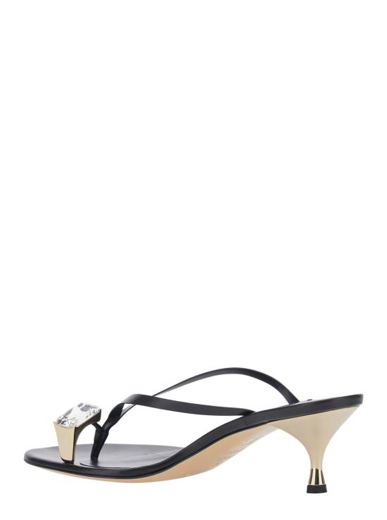 26SS 카사데이 뮬/슬리퍼 1N264B0501C30259000 Black - CASADEI