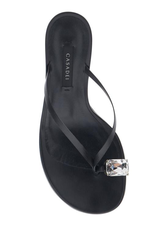 26SS 카사데이 뮬/슬리퍼 1N264B0501C30259000 Black - CASADEI