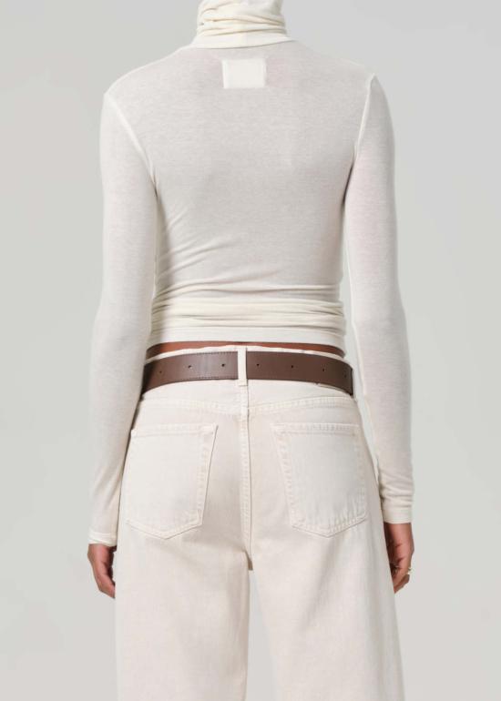  시티즌 오브 휴머니티 긴팔 티셔츠 카라딘 터틀넥 탑 - CITIZEN OF HUMANITY