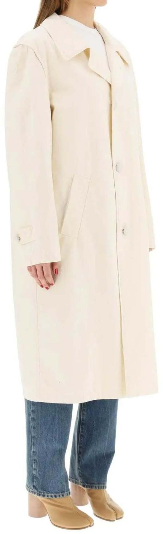  마르지엘라 코트 S51AA0315S54352102 WHITE - MAISON MARGIELA