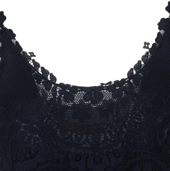 26SS 트윈셋 미디 원피스 261TT2140 00006 Black - TWINSET