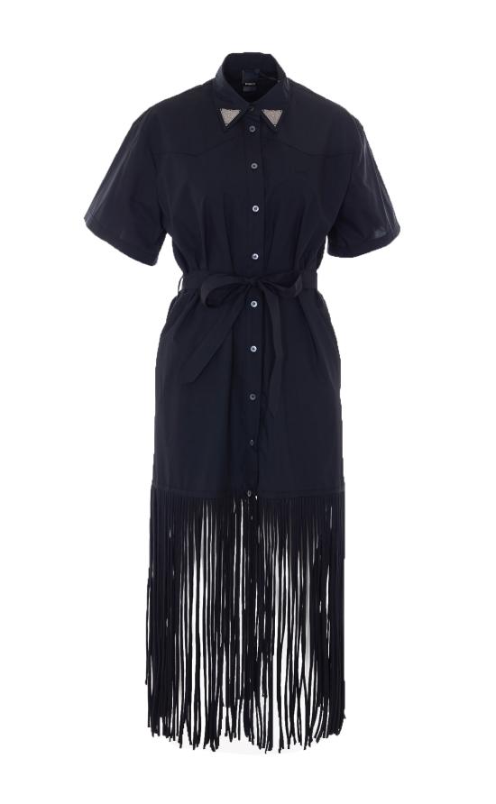 26SS 핑코 미디 원피스 106827 A2LDZ99 Black