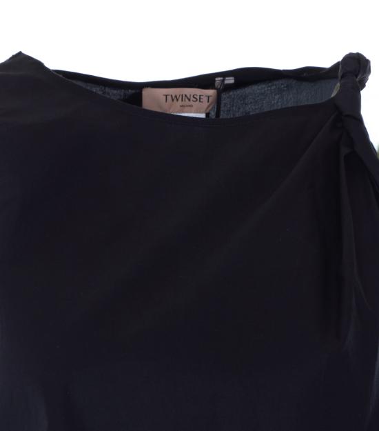 26SS 트윈셋 긴팔 티셔츠 261TT2024 00006 Black - TWINSET