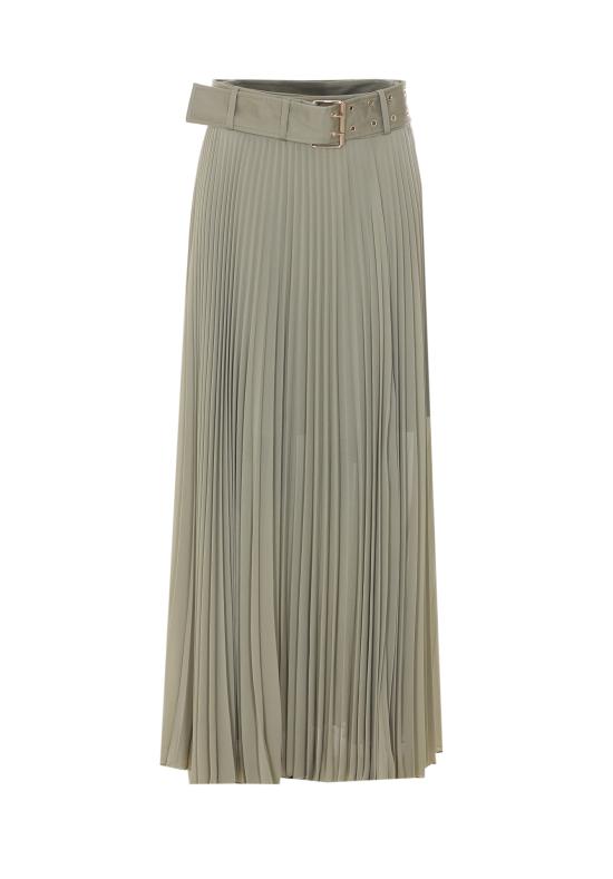 26SS 리우조 미디 스커트 CA6359T4691 P9639 Verde