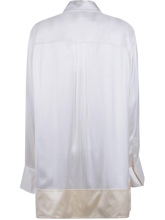 26SS 토템 셔츠 262WRT0720FB0546 047 WHITE - TOTEME