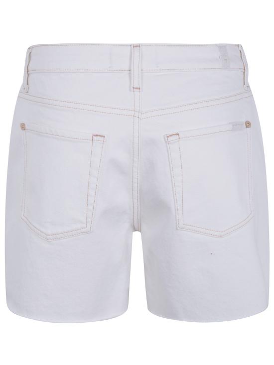 26SS 세븐포올맨카인드 데님 숏팬츠 7U900D52 MKY WHITE - 7 FOR ALL MANKIND