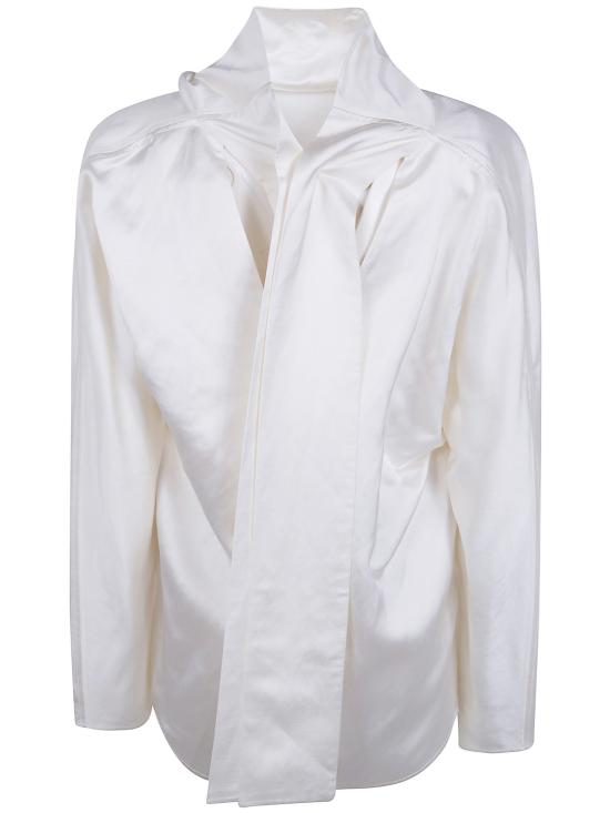 26SS 토템 셔츠 262WRT0738FB0623 047 WHITE - TOTEME