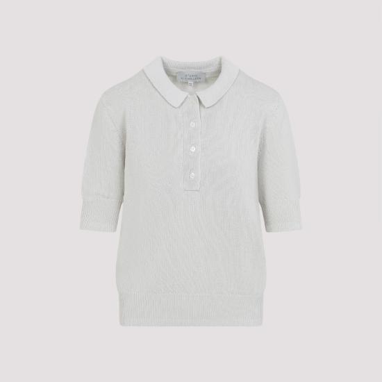 26SS 스튜디오 니콜슨 폴로 티셔츠 TOLSASNW1892 ICE WHITE - STUDIO NICHOLSON