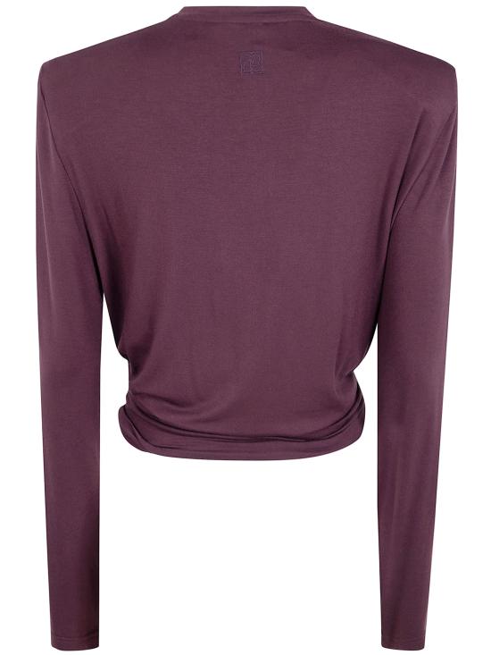 26SS 마그다뷰트림 긴팔 티셔츠 120526 BROWN - MAGDA BUTRYM