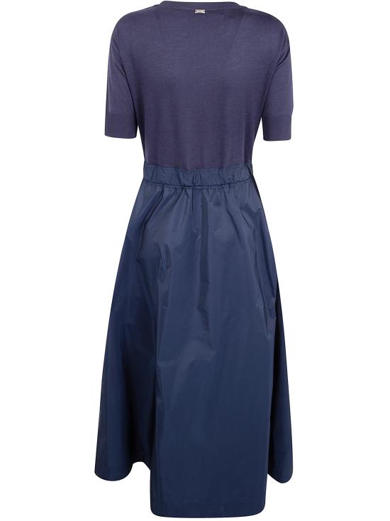 26SS 에르노 롱 원피스 AB000032D52056098 9200 BLUE - HERNO