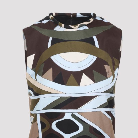 26SS 에밀리오푸치 미디 원피스 6HRG056H841 016 GREEN - EMILIO PUCCI