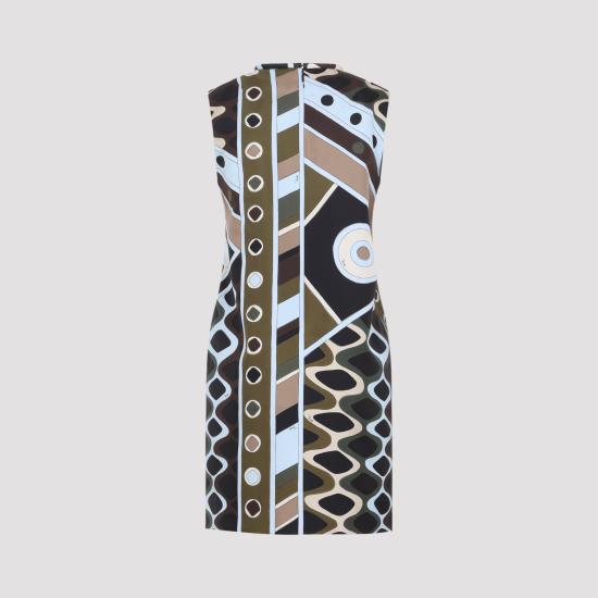 26SS 에밀리오푸치 미디 원피스 6HRG056H841 016 GREEN - EMILIO PUCCI