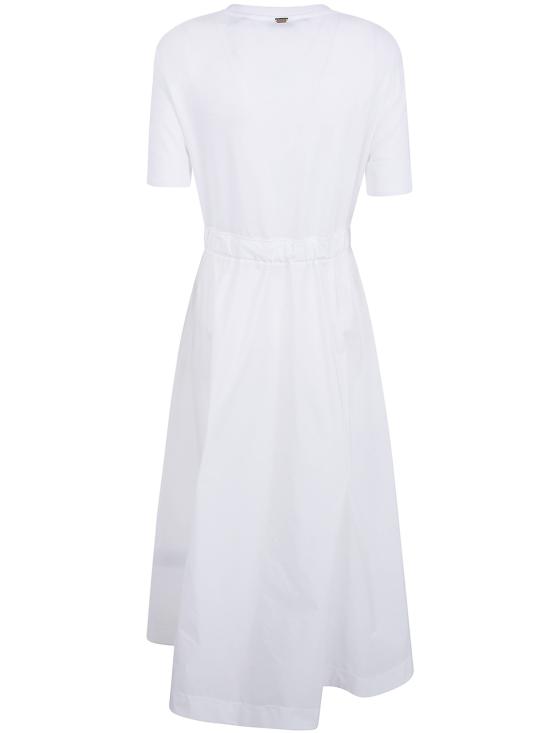 26SS 에르노 롱 원피스 AB000032D52056098 1000 WHITE - HERNO