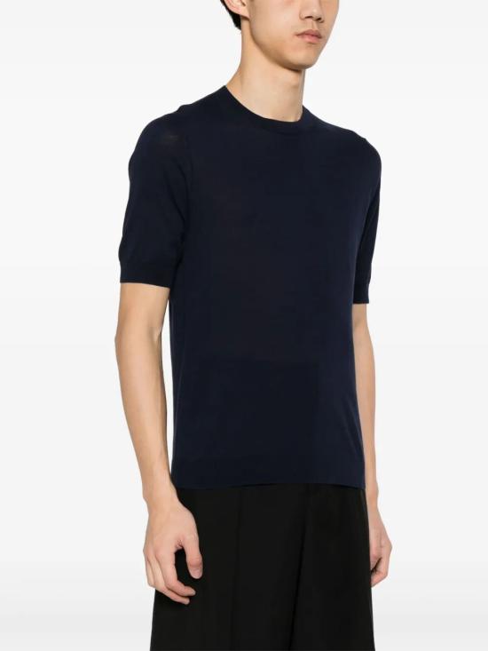 26SS 발렌타인 반팔 티셔츠 B2W03518C23 13777 BLUE - BALLANTYNE