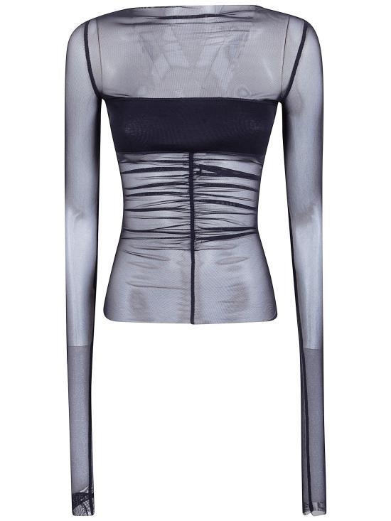 26SS 릭 오웬스 긴팔 티셔츠 RO01F6274TUSRJA 09 BLACK