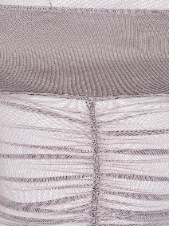 26SS 릭 오웬스 긴팔 티셔츠 RO01F6274TUSRJA 34 GREY - RICK OWENS