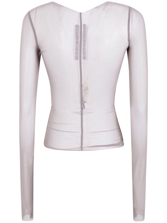 26SS 릭 오웬스 긴팔 티셔츠 RO01F6274TUSRJA 34 GREY - RICK OWENS