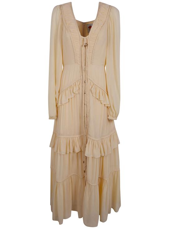 26SS 팜 리오 롱 원피스 349155 L0032 YELLOW ORANGE