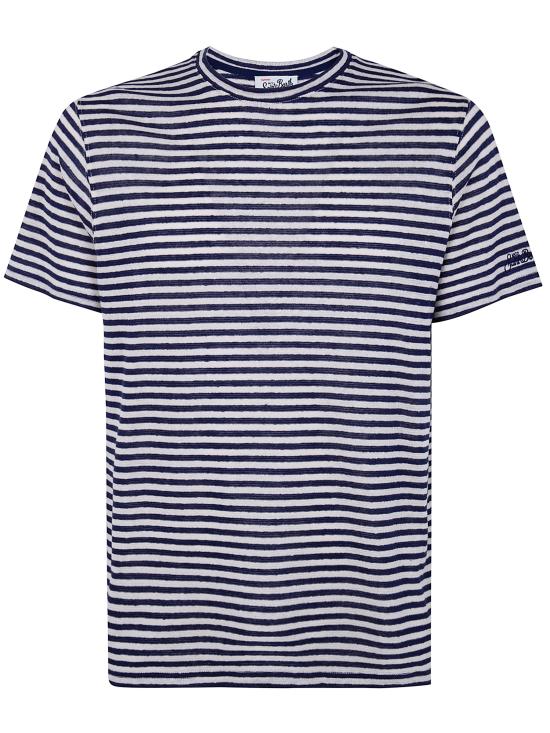 26SS 세인트바쓰 반팔 티셔츠 DVERTRIPES 6110H BLUE