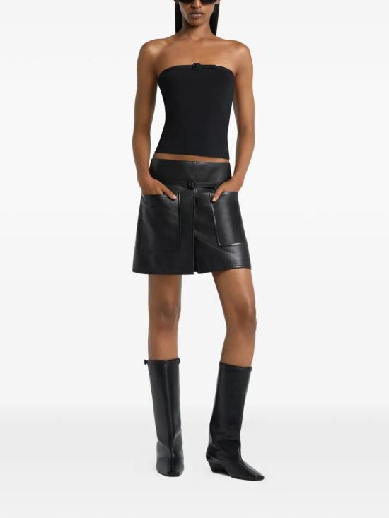 26SS 쿠레쥬 민소매 티셔츠 226MTO526FI0063 9999 BLACK - COURREGES