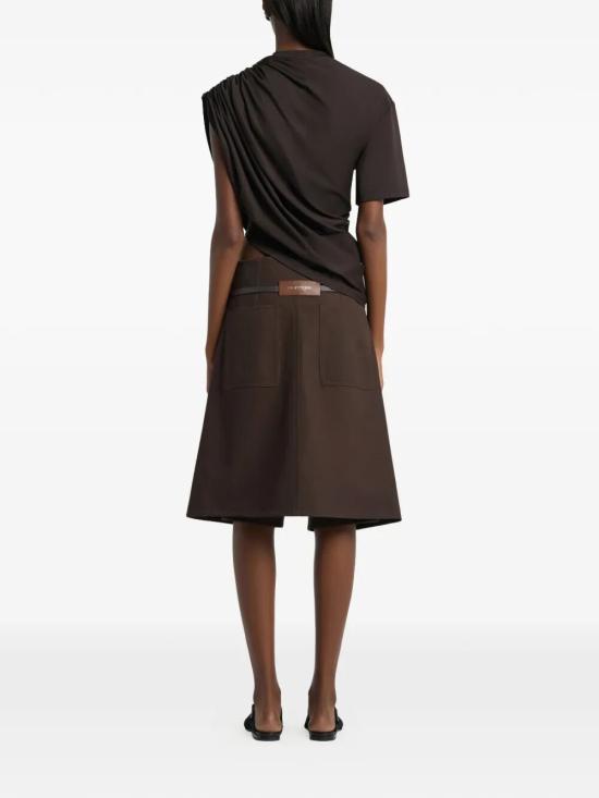 26SS 쿠레쥬 반팔 티셔츠 226JTS241JS0290 1983 BROWN - COURREGES