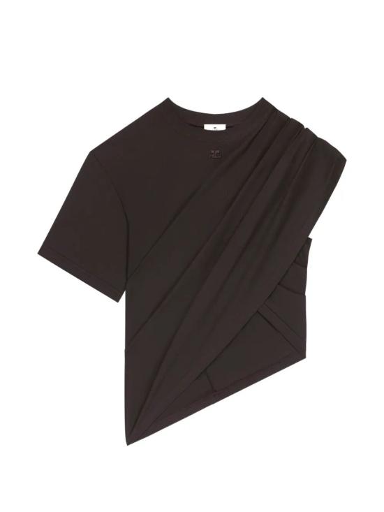 26SS 쿠레쥬 반팔 티셔츠 226JTS241JS0290 1983 BROWN