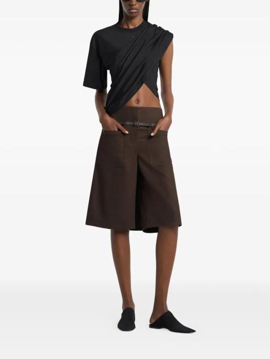 26SS 쿠레쥬 반팔 티셔츠 226JTS241JS0290 9999 BLACK - COURREGES