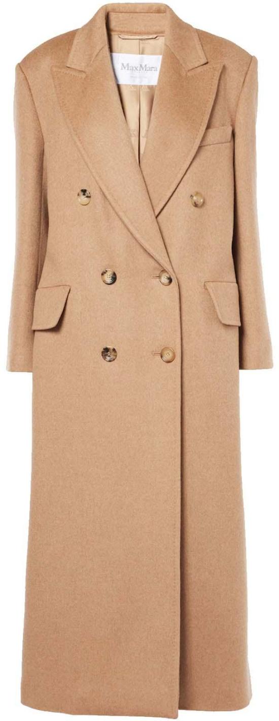  막스마라 펑고 더블 브레스티드 코트 2421016123600FUNGO001 BROWN