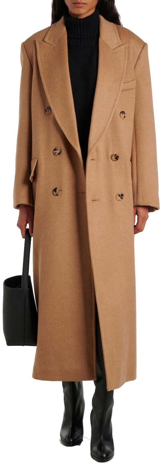  막스마라 펑고 더블 브레스티드 코트 2421016123600FUNGO001 BROWN - MAX MARA