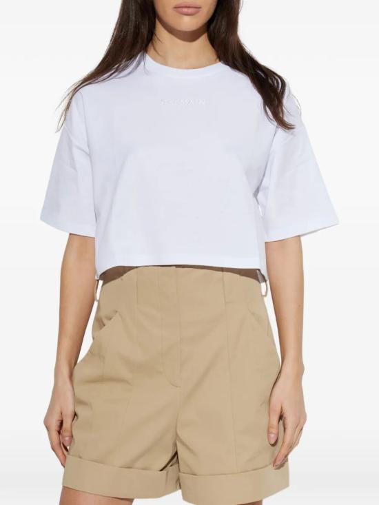 26SS 발망 반팔 티셔츠 GF0EE145BD10 GDI WHITE - BALMAIN