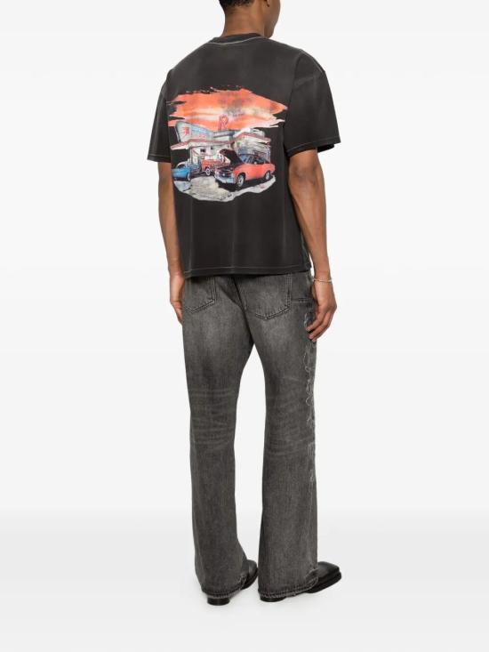 26SS 리프레젠트 반팔 티셔츠 MLM100768 STAINED BLACK - REPRESENT