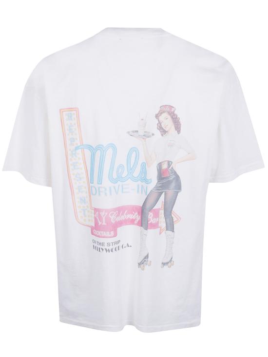 26SS 리프레젠트 반팔 티셔츠 MLM100565 FLAT WHITE - REPRESENT