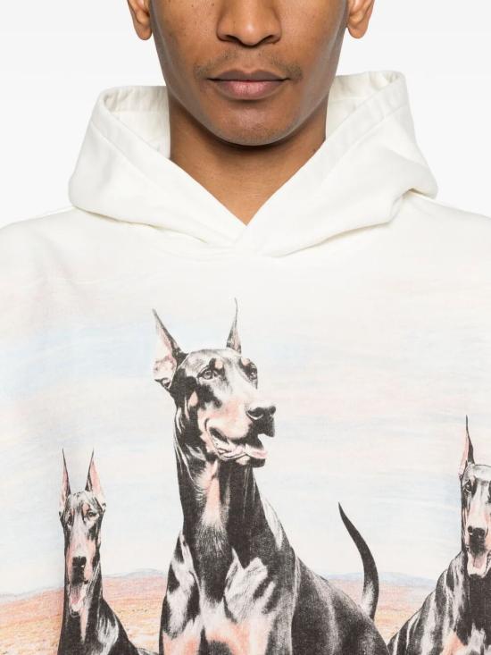 26SS 리프레젠트 후드 티셔츠 MLM100728 FLAT WHITE - REPRESENT