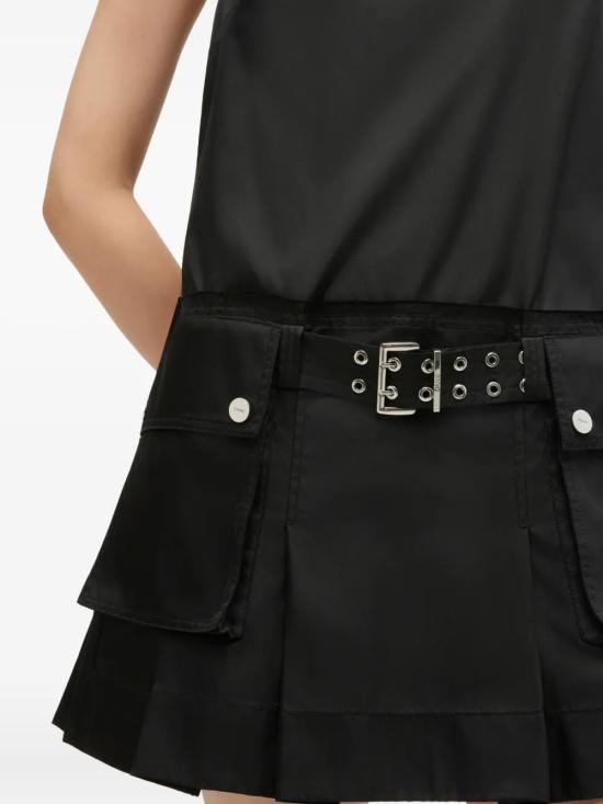 26SS 가니 미디 원피스 A1030167099 BLACK - GANNI