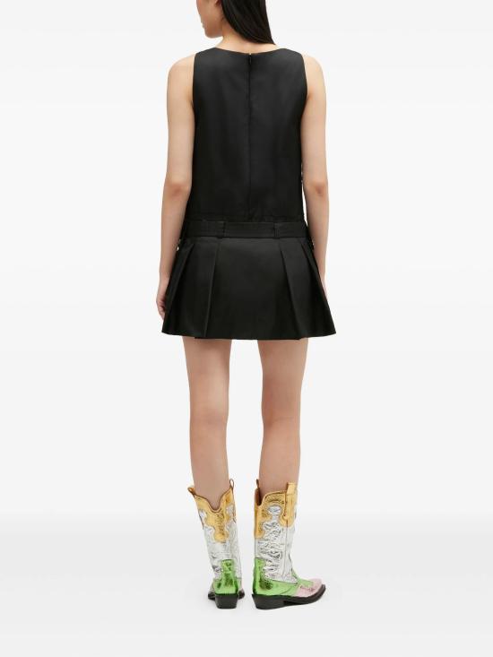 26SS 가니 미디 원피스 A1030167099 BLACK - GANNI