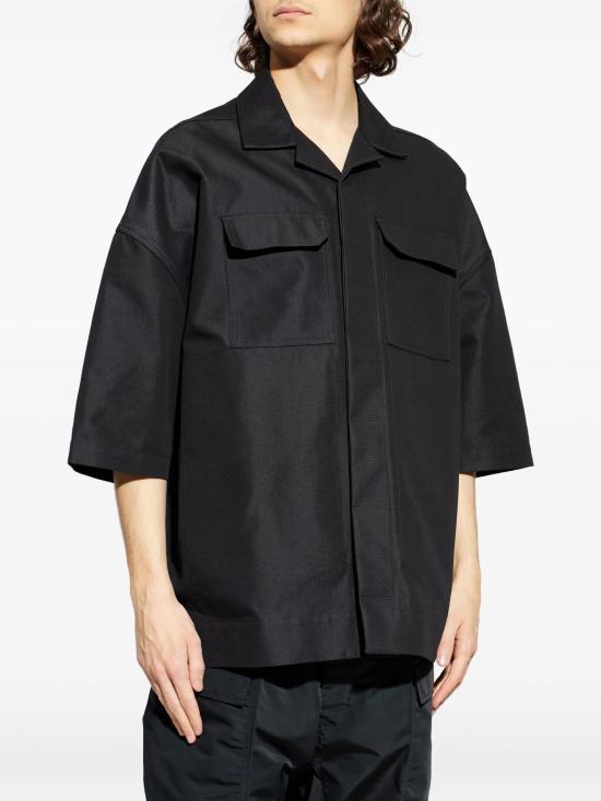 26SS 릭 오웬스 긴팔 셔츠 RU01F2746CDU09 BLACK - RICK OWENS