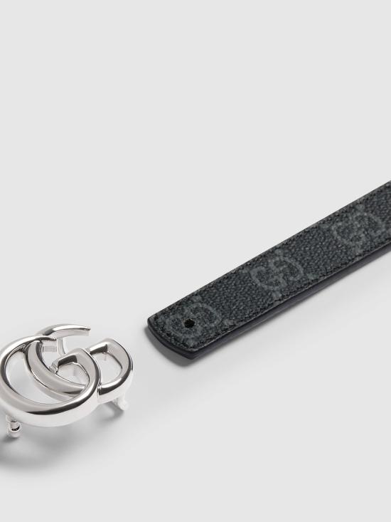 26SS 구찌 레귤러 벨트 847132FAFGM1000 BLACK - GUCCI