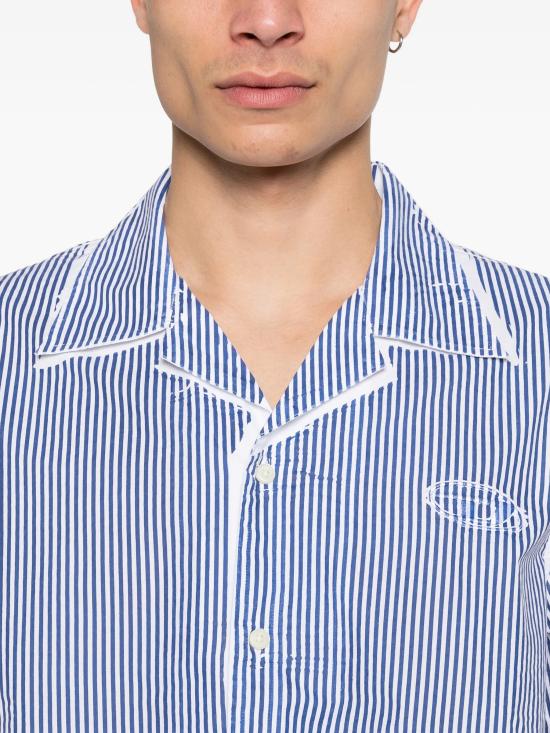 26SS 디젤 긴팔 셔츠 A202090QMBZ8EK BLUE - DIESEL