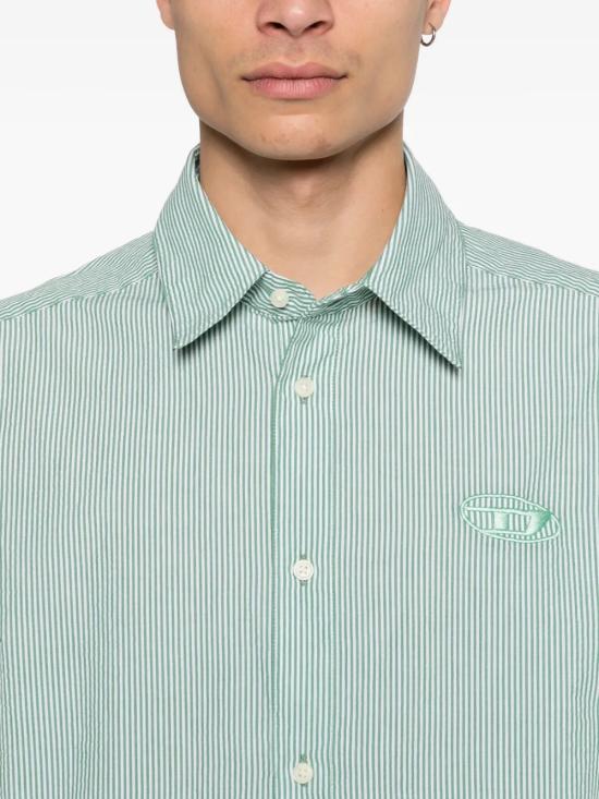 26SS 디젤 긴팔 셔츠 A204750BKBZ5CG GREEN - DIESEL