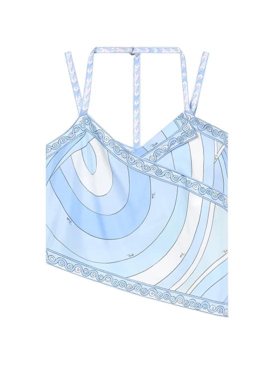 26SS 에밀리오푸치 민소매 티셔츠 6HRM466H754012 CLEAR BLUE